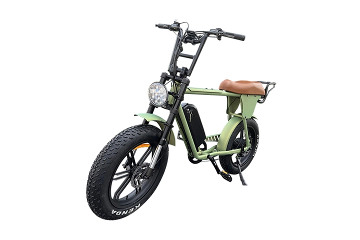 Retro Ebike: Moped Style Electric Bike