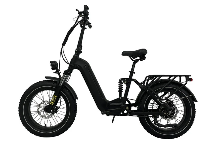 Retro Electric Bike with Belt Drive System