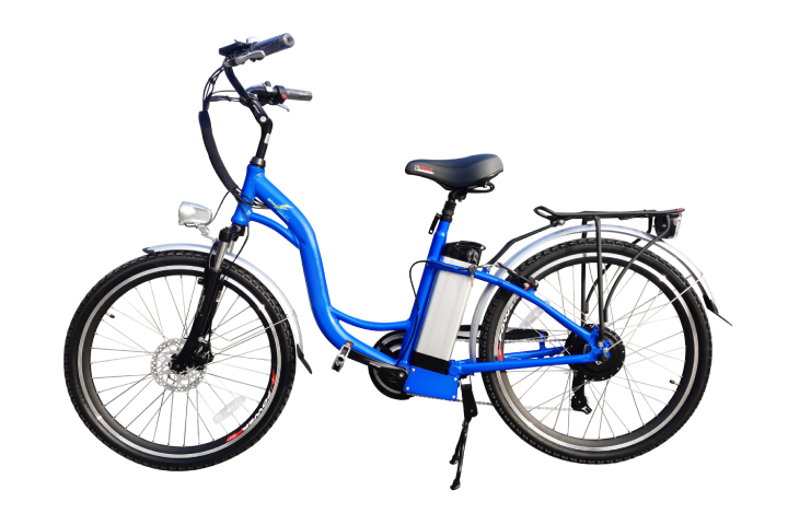 Step thru urban electric bike