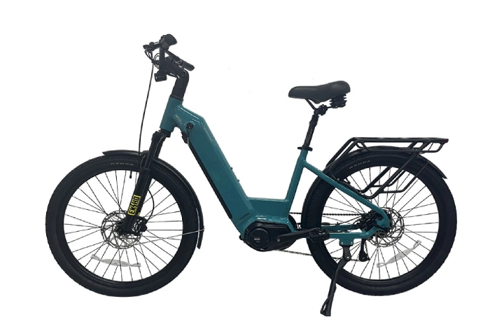 Step-Thru Mid-Drive Electric Bicycle